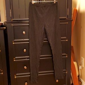 SHEIN Pinstripe Leggings